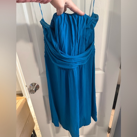 Blue strapless Dress - Picture 2 of 3